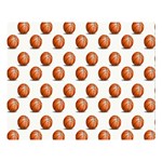 Orange Basketballs Double Sided Flano Blanket (Large)  80 x60  Blanket Front