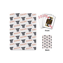 Slam Dunk Baskelball Baskets Playing Cards Single Design (mini) by mccallacoulturesports