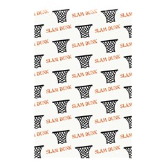 Slam Dunk Baskelball Baskets Shower Curtain 48  x 72  (Small) 