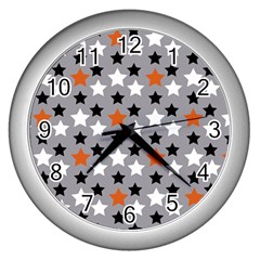 All Star Basketball Wall Clock (silver) by mccallacoulturesports