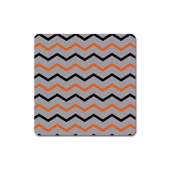 Basketball Thin Chevron Square Magnet by mccallacoulturesports