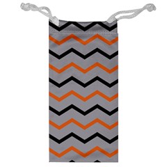 Basketball Thin Chevron Jewelry Bag by mccallacoulturesports