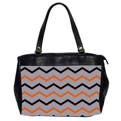 Basketball Thin Chevron Oversize Office Handbag (2 Sides)