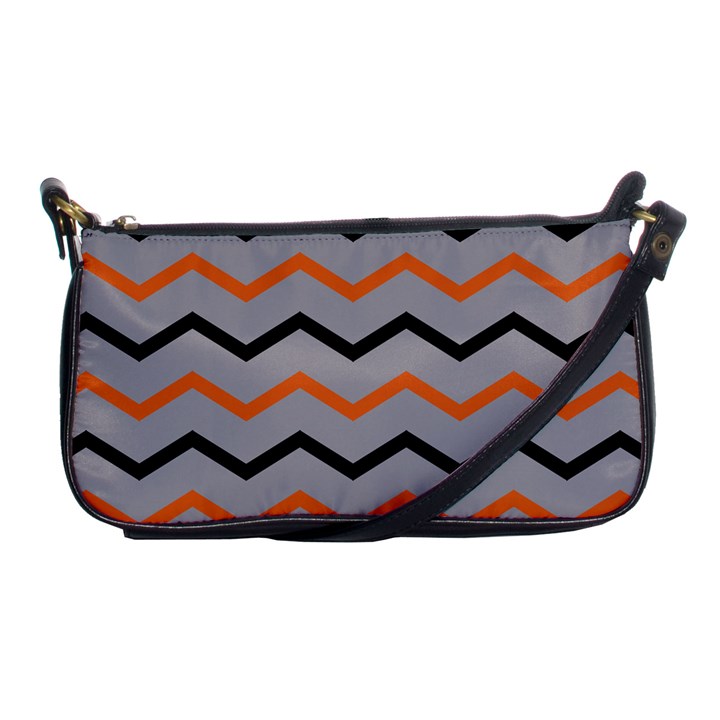 Basketball Thin Chevron Shoulder Clutch Bag