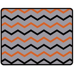 Basketball Thin Chevron Fleece Blanket (medium) 