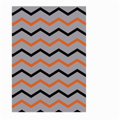 Basketball Thin Chevron Large Garden Flag (two Sides) by mccallacoulturesports