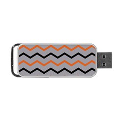 Basketball Thin Chevron Portable Usb Flash (two Sides) by mccallacoulturesports