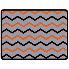 Basketball Thin Chevron Double Sided Fleece Blanket (large)  by mccallacoulturesports