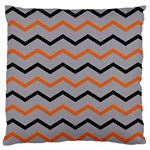 Basketball Thin Chevron Standard Flano Cushion Case (One Side) Front