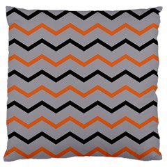 Basketball Thin Chevron Standard Flano Cushion Case (two Sides) by mccallacoulturesports