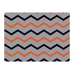 Basketball Thin Chevron Double Sided Flano Blanket (mini)  by mccallacoulturesports