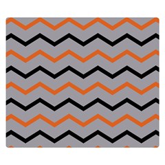 Basketball Thin Chevron Double Sided Flano Blanket (small)  by mccallacoulturesports