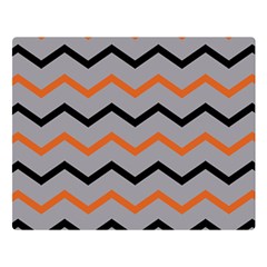 Basketball Thin Chevron Double Sided Flano Blanket (large)  by mccallacoulturesports