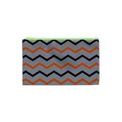 Basketball Thin Chevron Cosmetic Bag (xs)