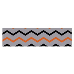 Basketball Thin Chevron Satin Scarf (oblong)