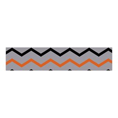 Basketball Thin Chevron Velvet Scrunchie