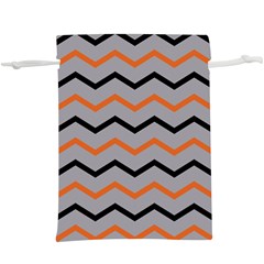 Basketball Thin Chevron  Lightweight Drawstring Pouch (xl) by mccallacoulturesports