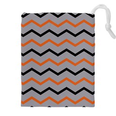 Basketball Thin Chevron Drawstring Pouch (4xl) by mccallacoulturesports