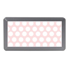 Pink And White Polka Dots Memory Card Reader (mini)