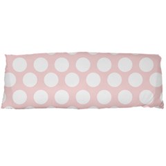 Pink And White Polka Dots Body Pillow Case Dakimakura (two Sides) by mccallacoulture