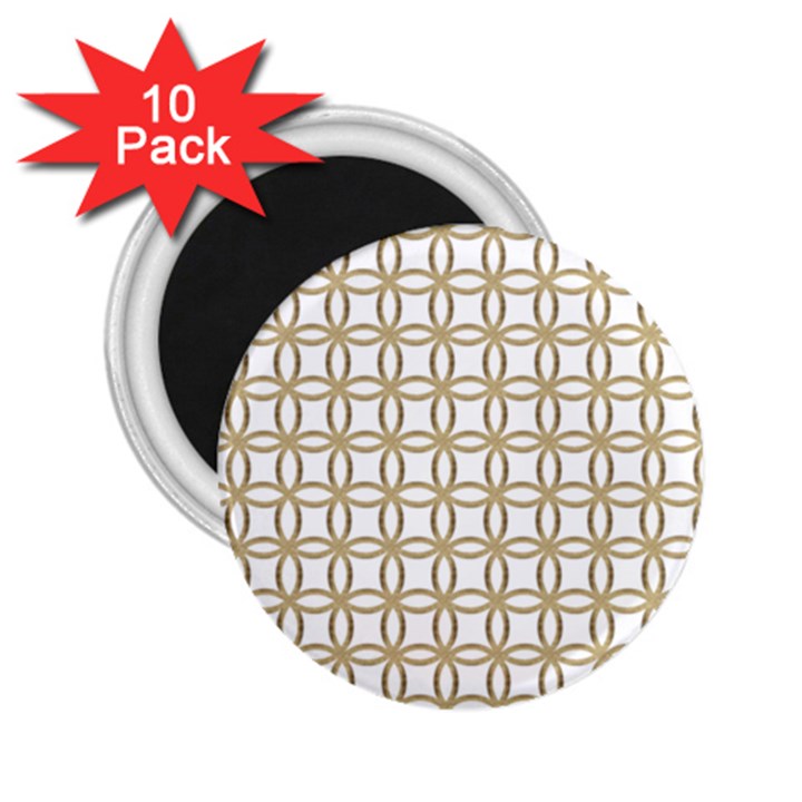 Gold Lattice 2.25  Magnets (10 pack) 