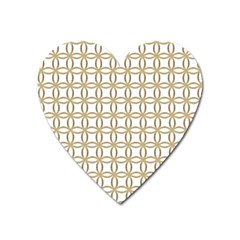 Gold Lattice Heart Magnet by mccallacoulture