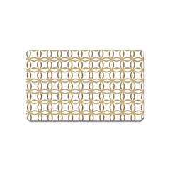 Gold Lattice Magnet (name Card) by mccallacoulture