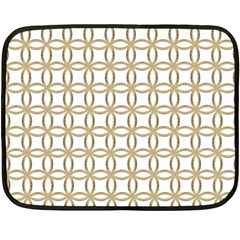 Gold Lattice Fleece Blanket (mini) by mccallacoulture