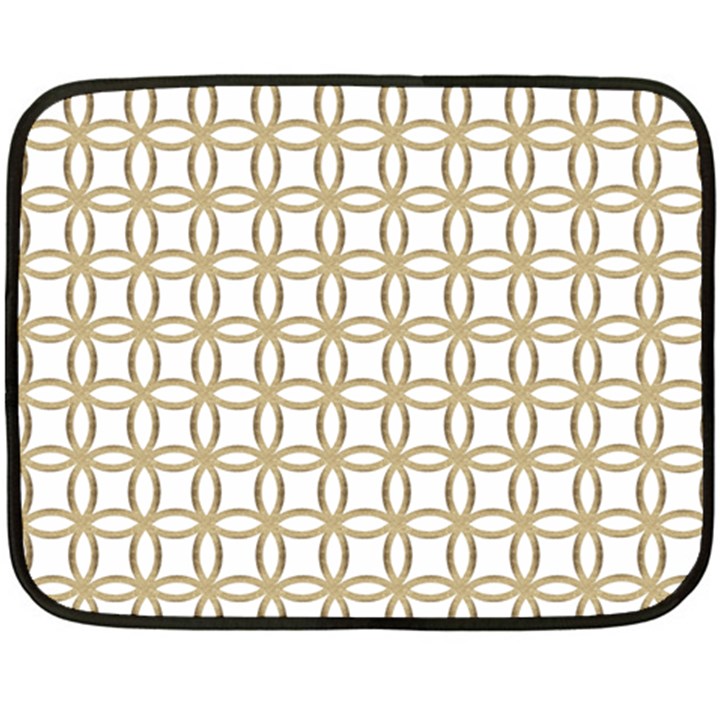 Gold Lattice Fleece Blanket (Mini)