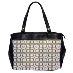 Gold Lattice Oversize Office Handbag by mccallacoulture