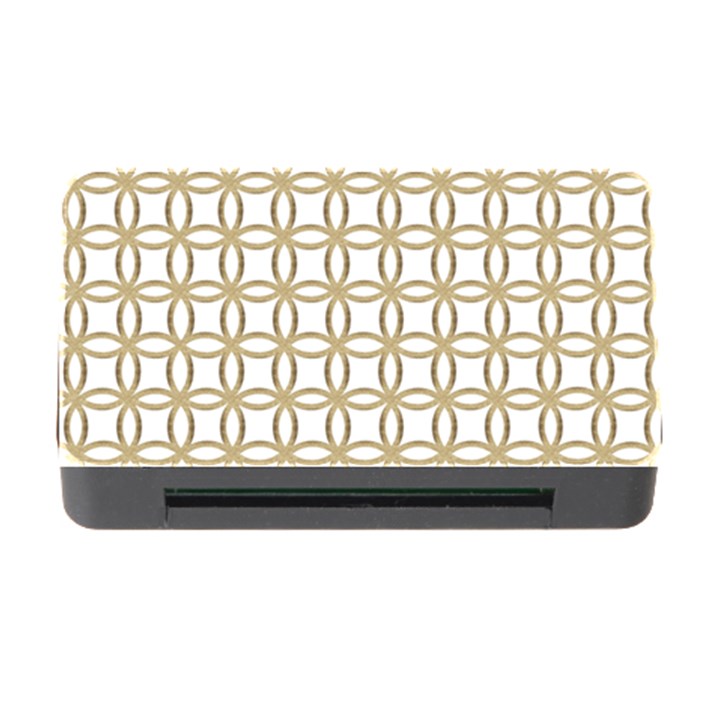 Gold Lattice Memory Card Reader with CF