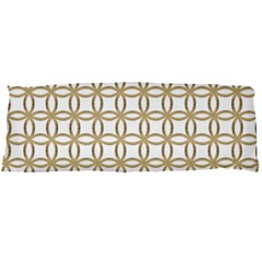 Gold Lattice Body Pillow Case Dakimakura (two Sides)