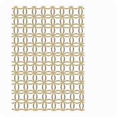 Gold Lattice Small Garden Flag (two Sides)