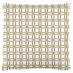 Gold Lattice Large Cushion Case (one Side)