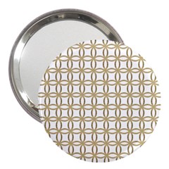 Gold Lattice 3  Handbag Mirrors by mccallacoulture