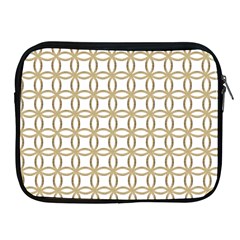 Gold Lattice Apple Ipad 2/3/4 Zipper Cases by mccallacoulture