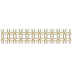 Gold Lattice Small Flano Scarf