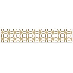 Gold Lattice Large Flano Scarf 