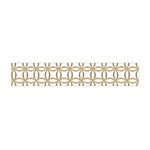 Gold Lattice Flano Scarf (Mini) Front