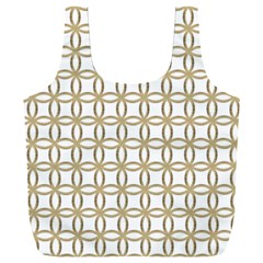 Gold Lattice Full Print Recycle Bag (xxl)