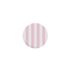 Pastel Pink Stripes 1  Mini Magnets by mccallacoulture