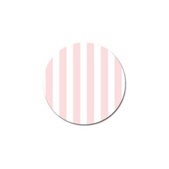 Pastel Pink Stripes Golf Ball Marker by mccallacoulture