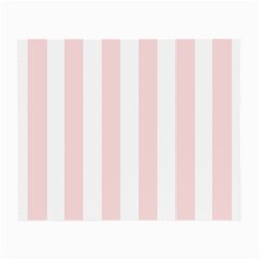 Pastel Pink Stripes Small Glasses Cloth (2 Sides)