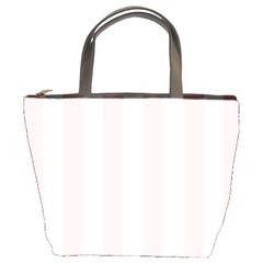 Pastel Pink Stripes Bucket Bag