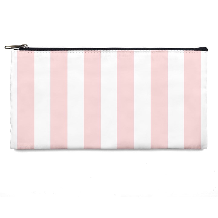 Pastel Pink Stripes Pencil Cases