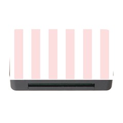 Pastel Pink Stripes Memory Card Reader With Cf by mccallacoulture