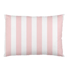 Pastel Pink Stripes Pillow Case (two Sides) by mccallacoulture