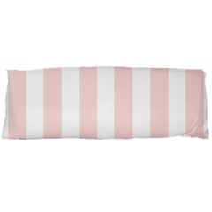 Pastel Pink Stripes Body Pillow Case Dakimakura (two Sides) by mccallacoulture