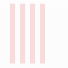 Pastel Pink Stripes Large Garden Flag (two Sides) by mccallacoulture