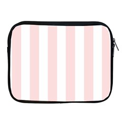 Pastel Pink Stripes Apple Ipad 2/3/4 Zipper Cases by mccallacoulture